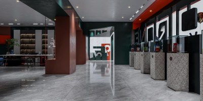 现代涂料店3D模型下载